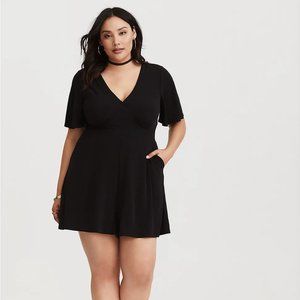 Torrid Romper Dress with Pockets